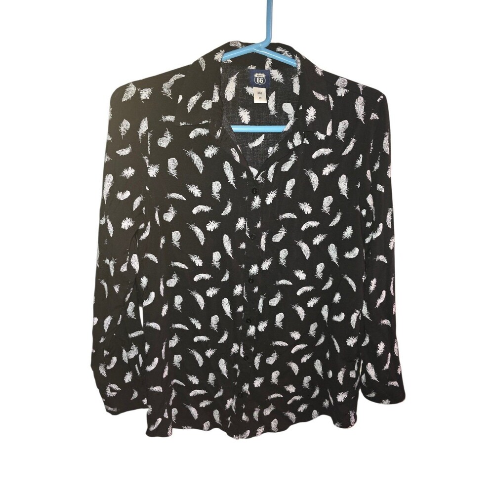 Rt 66 Womens Small button Down Blouse